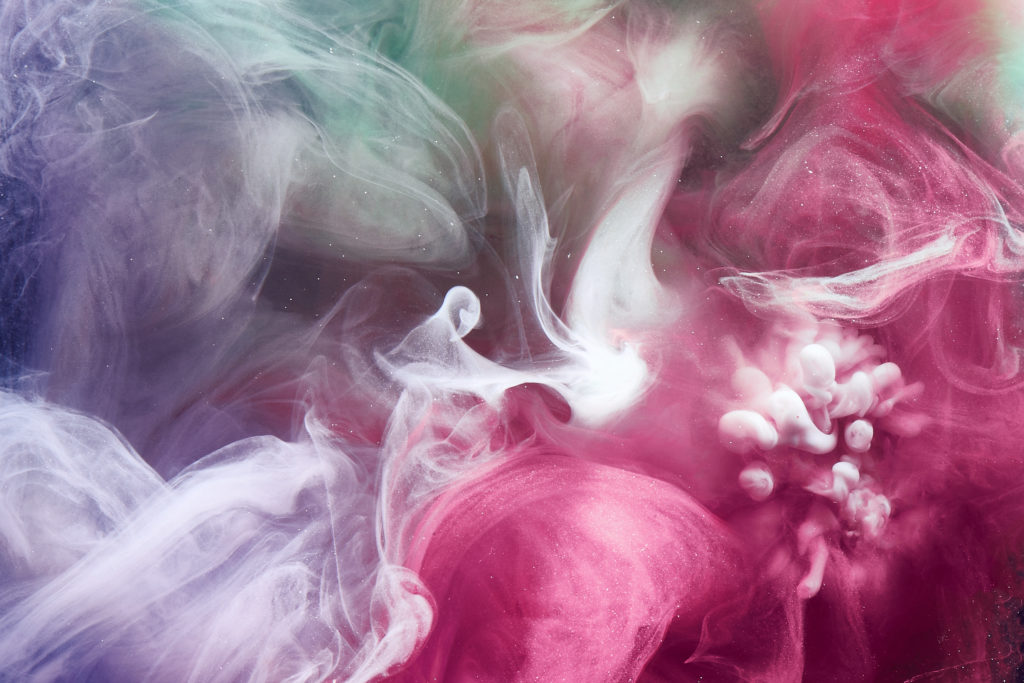 Abstract,Bright,Swirling,Smoke,,Valentines,Day,Background.,Vibrant,Colorful,Fog,